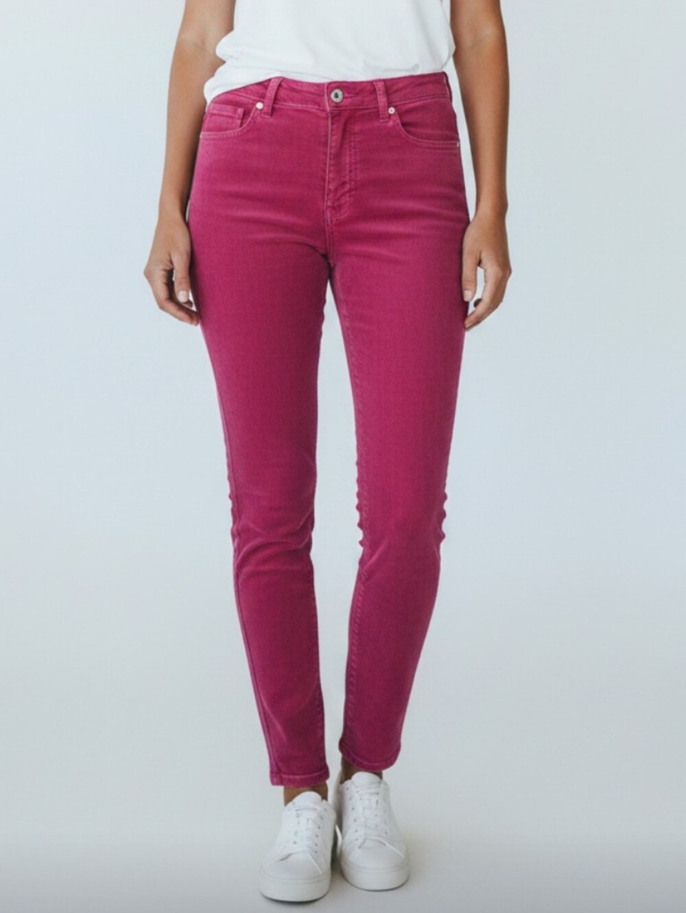 Banana Republic Fuschia Velvet Slim Skinny Jeans Size 32